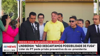 Líder do PT pede a prisão de Bolsonaro ao STF