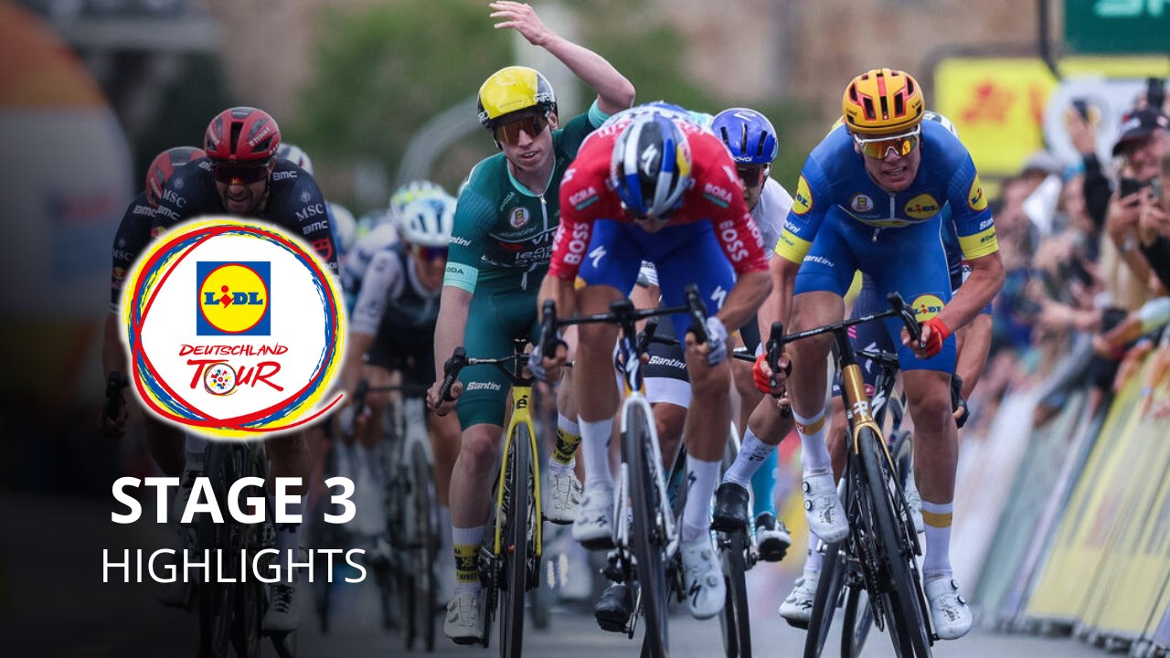 Cyclisme - Tour d'Allemagne 2025 - Étape 3 Résumé - Danny van Poppel gagne, puis déclassé, Soren Waerenskjold vainqueur