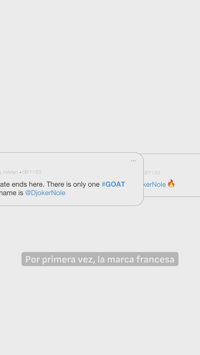 Lacoste cambia su icónico cocodrilo verde por una cabra en honor a Novak Djokovic
