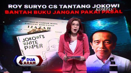 Panas! Roy Suryo, Tifa vs Jokowi Mania soal Jokowi's White Paper Dituding Tak Ilmiah - DUA ARAH