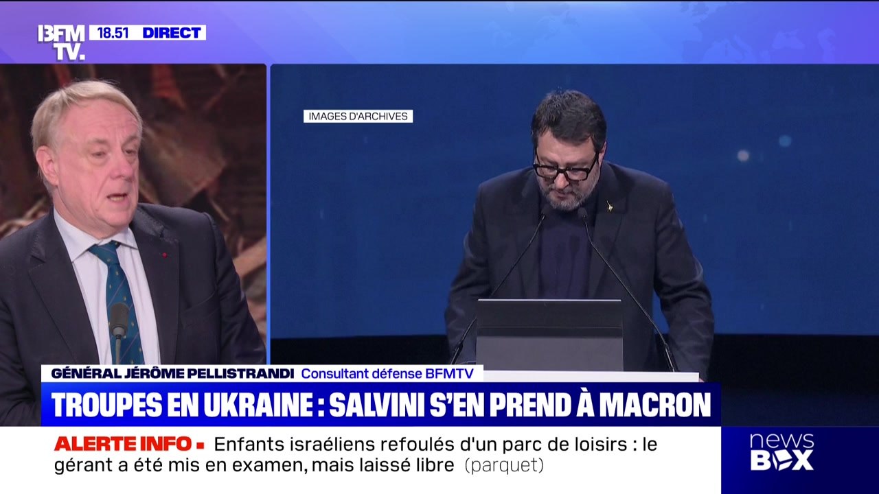 Troupes en Ukraine : Salvini s'en prend à Macron - 23/08