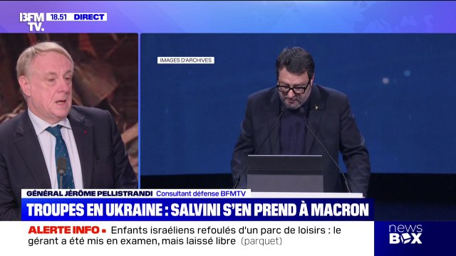 Troupes en Ukraine : Salvini s'en prend à Macron - 23/08