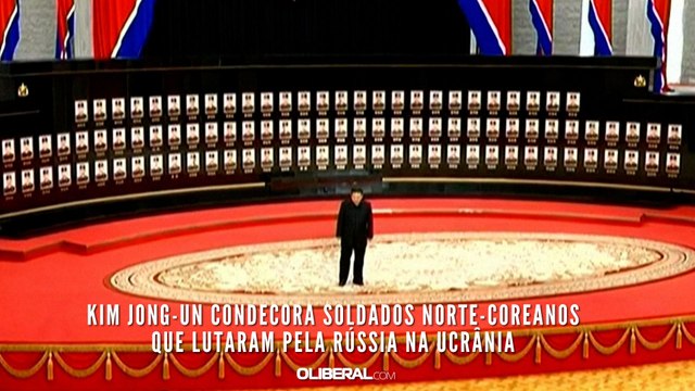Kim Jong-un condecora soldados norte-coreanos que lutaram pela Rússia na Ucrânia