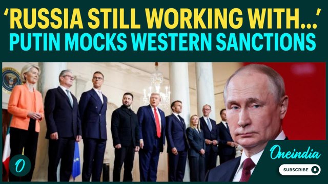 Putin MOCKS Western Sanctions |Claims Russia Still Working With Western Scientists Despite Sanctions