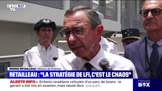 La stratégie de LFI, c'est le chaos , déclare Bruno Retailleau en réponse aux propos de Jean-Luc Mélenchon