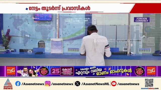 രൂപയും ദിർഹവും തമ്മിലുള്ള ചാഞ്ചാട്ടം; നേട്ടം തുടർന്ന് പ്രവാസികൾ