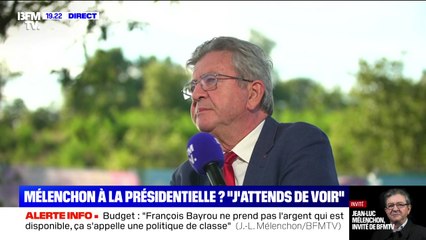 Jean-Luc Mélenchon : "J'espère une grève générale" le 10 septembre - 23/08
