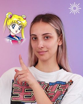 This makeup is inspired from Sailor Moon and it looks fascinating 😍