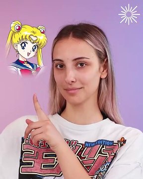 This makeup is inspired from Sailor Moon and it looks fascinating 😍