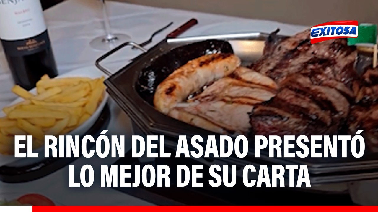 El rincón del Asado recibió a Joselito y le enseñó lo mejor de su carta