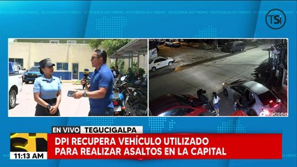 DPI recupera vehículo utilizado para realizar asaltos  en la capital