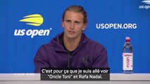 US Open - Zverev revient sur sa collaboration avec les Nadal