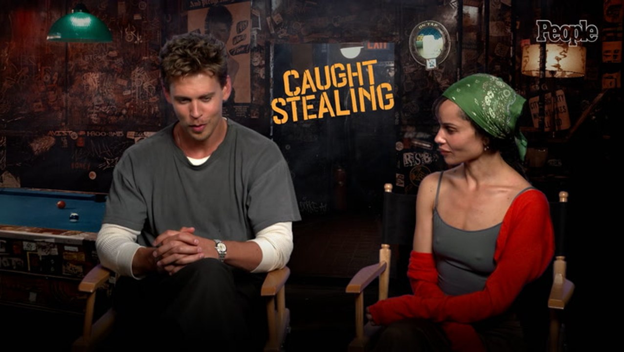 Austin Butler Feels Like the 'Parent' When Zoe Kravitz and Darren Aronofsky 'Fight' in Group Chat (Exclusive)