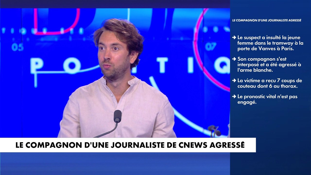 Lucas Jakubowicz sur l'agression du compagnon d'une journaliste de CNEWS et l'insécurité en France
