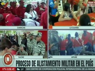 Vicepresidenta Delcy Rodríguez se suma a la jornada de alistamiento nacional