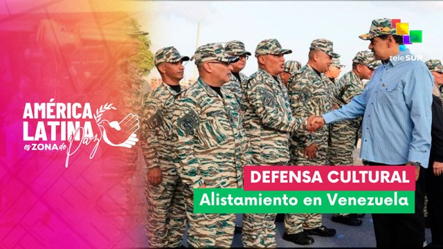 El Ministro de la cultura de Venezuela se alista en la milicia Bolivariana