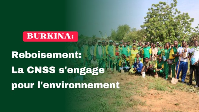 Burkina/Reboisement: La CNSS s'engage pour l'environnement