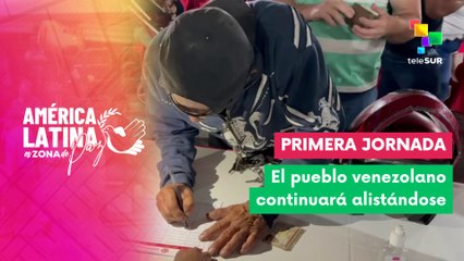 Cierre de la primera jornada de alistamiento en Venezuela