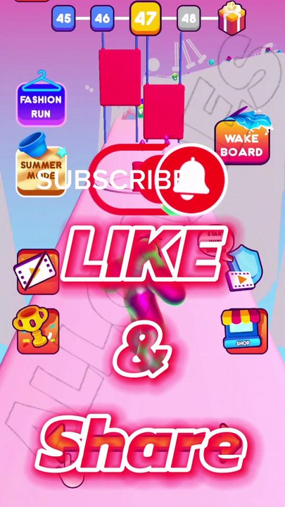 blob runner lvl 47 gameplay all games #shorts #blobrunner #allgames #viralvideo