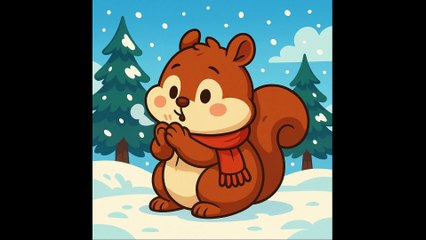 The Squirrel Warms Her Tiny Paws - North Dakota Fairytales