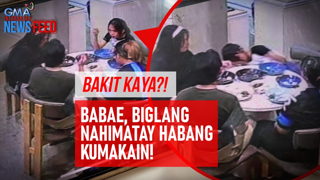 BAKIT KAYA?! Babae, biglang nahimatay habang kumakain! | GMA Integrated Newsfeed