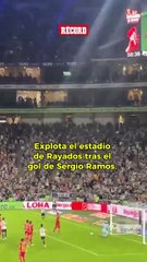 ¡UNA LOCURA! 🔥 El BBVA explotó tras el gol de Sergio Ramos. ¡Un ídolo para los regios! ⚽️🇪🇸📹