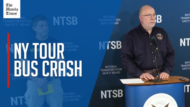 Five dead in New York tour bus crash as NTSB looks at seatbelts and other factors