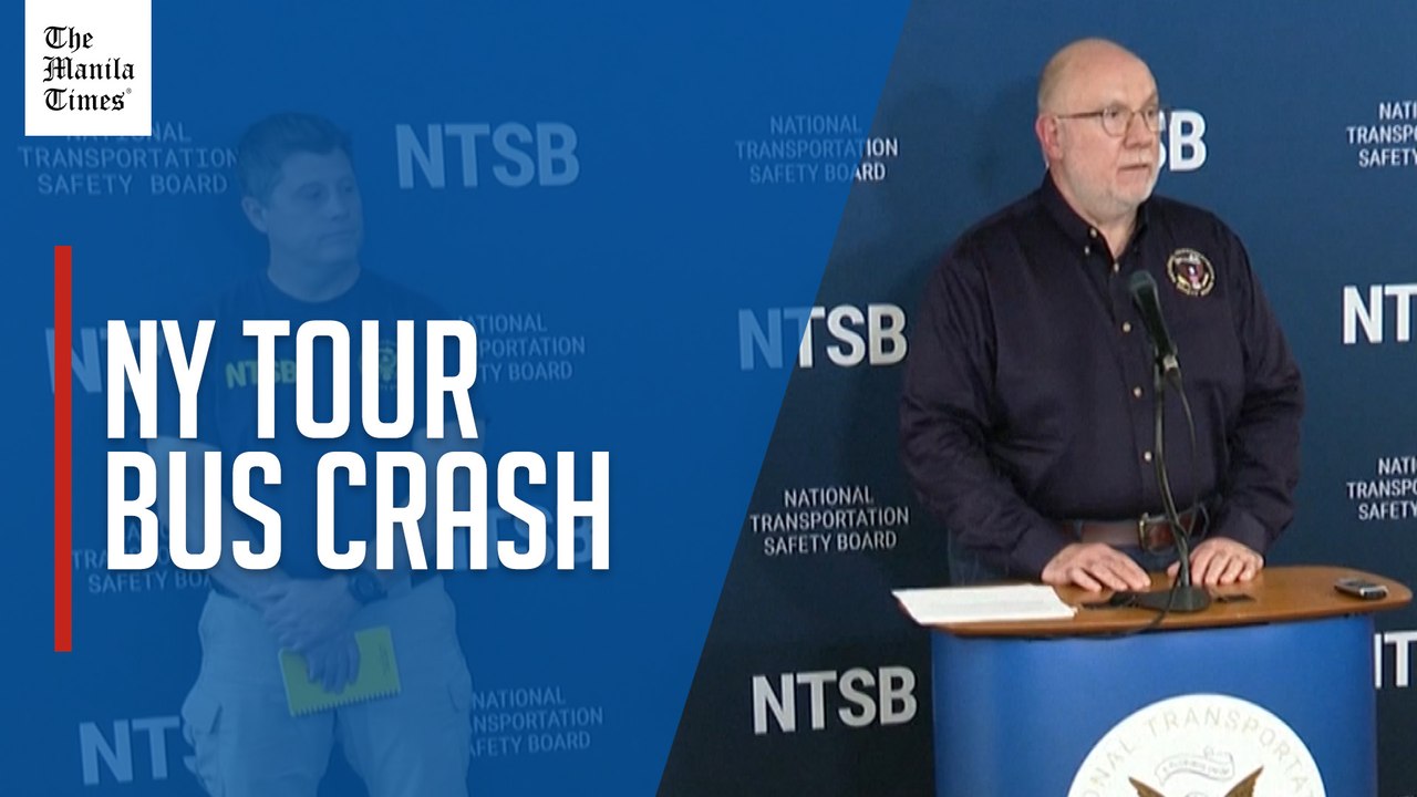 Five dead in New York tour bus crash as NTSB looks at seatbelts and other factors