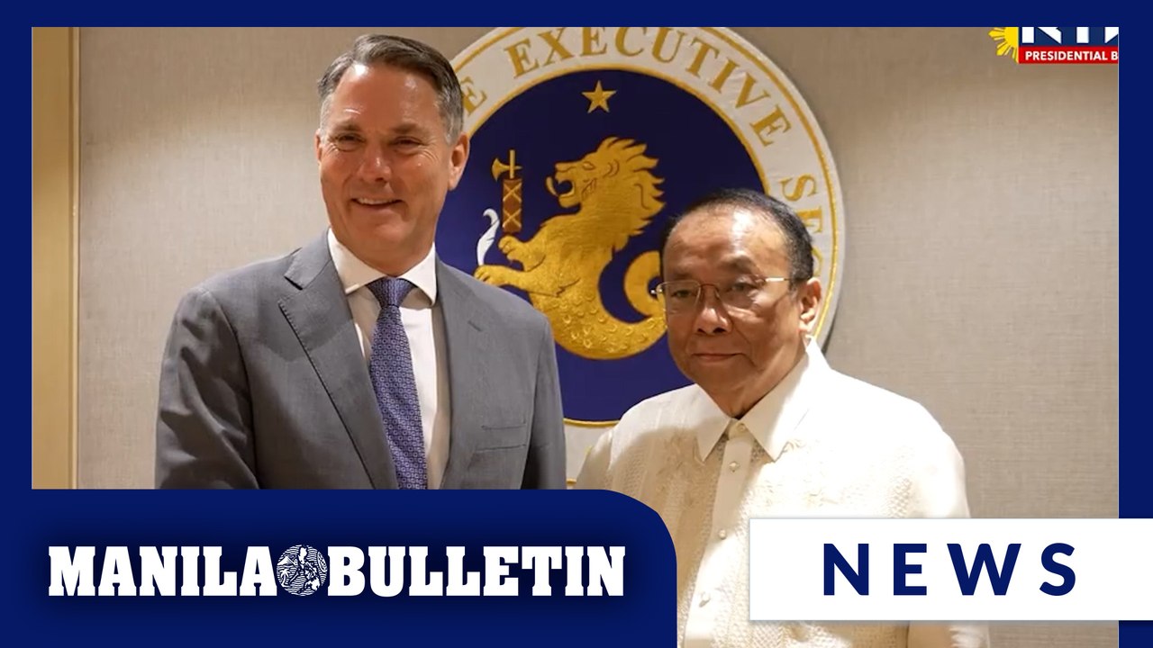 Bersamin meets Australian deputy PM Marles