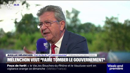 Blocage du 10 septembre: Jean-Luc Mélenchon annonce vouloir "faire tomber le gouvernement", Bruno Retailleau répond