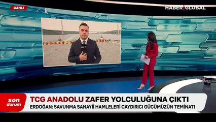 TCG Anadolu zafer yolculuğuna çıktı