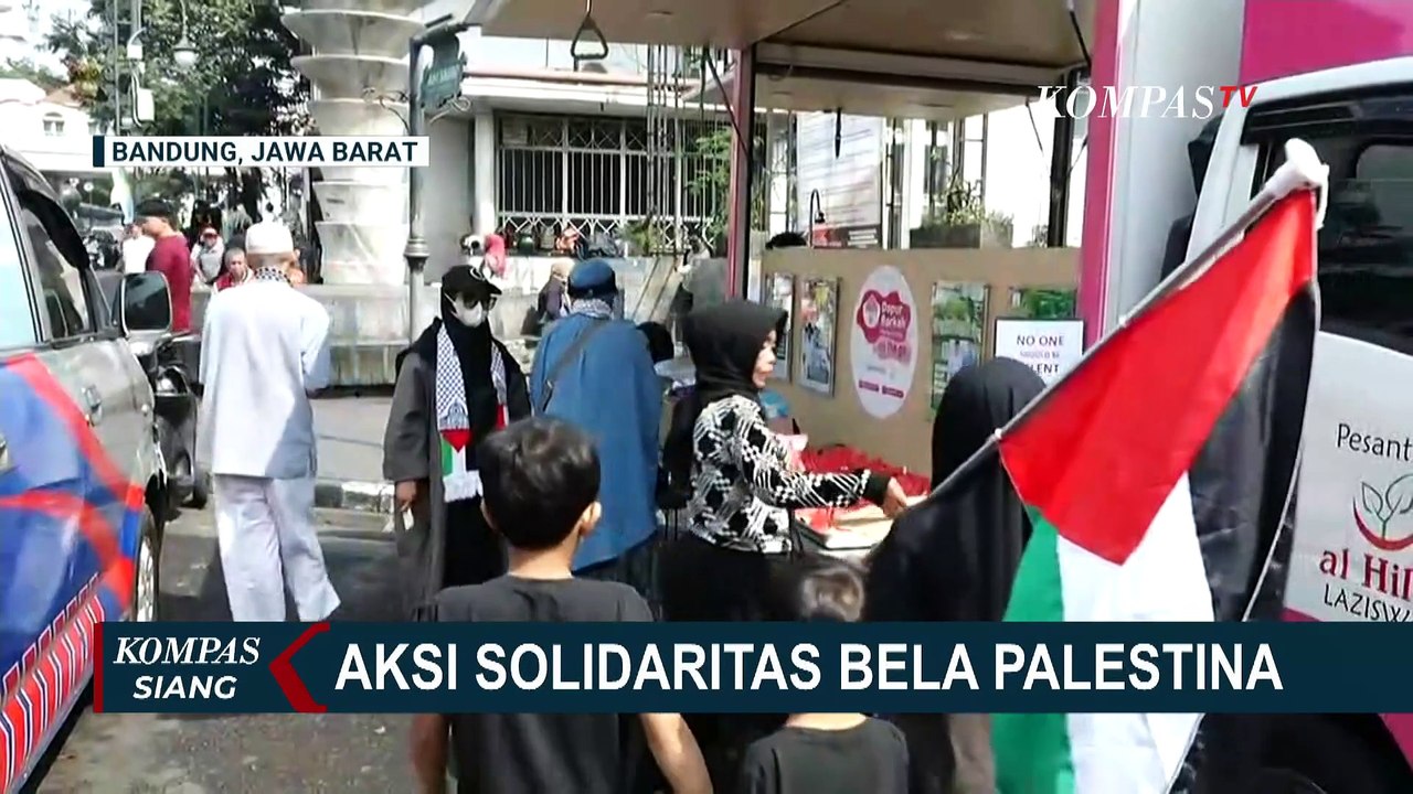 [FULL] Potret Aksi Kemanusiaan Bela Palestina Digelar di Bandung, Massa Padati Jalan Asia Afrika