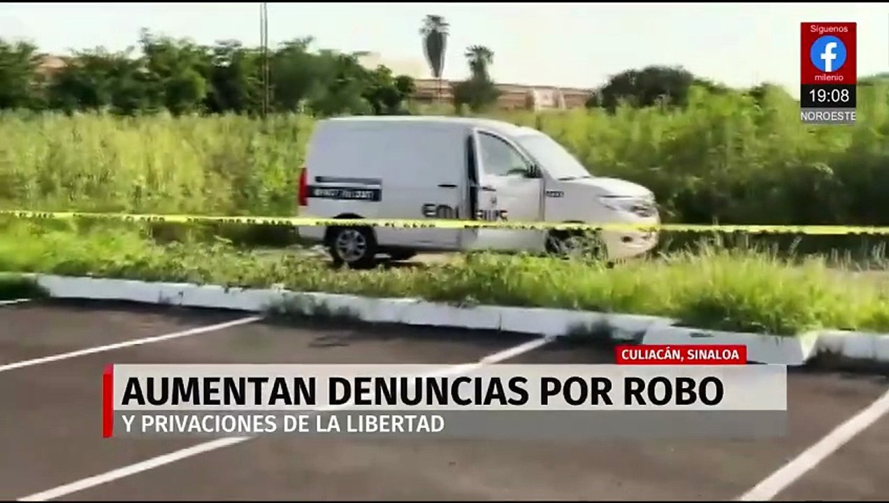 Fiscalía de Sinaloa reporta repunte delictivo en Culiacán con robos y levantones