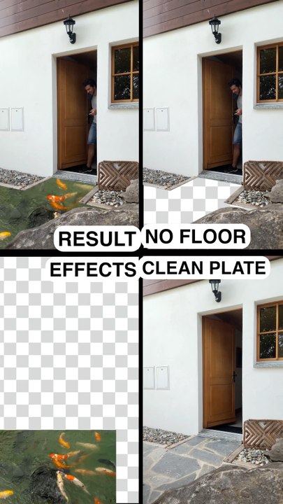 Behind the scenes of my previous video : “I found a #pond 🐠 at the edge of my door 🚪 but it’s fine it was a #vfx #fish #editing” #bts #behindthescenes #editing