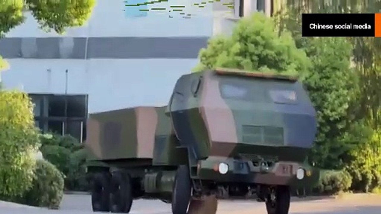 中国製HIMARSのレプリカがSNS動画に登場