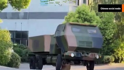 中国製HIMARSのレプリカがSNS動画に登場