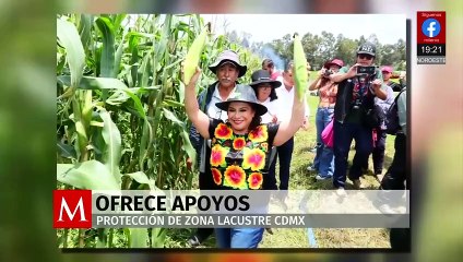 Gobierno de Clara Brugada impulsará conservación y desarrollo de zona lacustre en CdMx