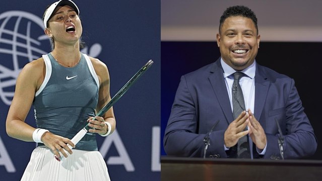 Badosa y Ronaldo se enfrentan en un partido de tenis: ojo con el revés a una mano del brasileño