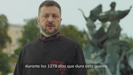 Zelenski, en el Día de la Independencia: "Ucrania es un aliado fuerte"