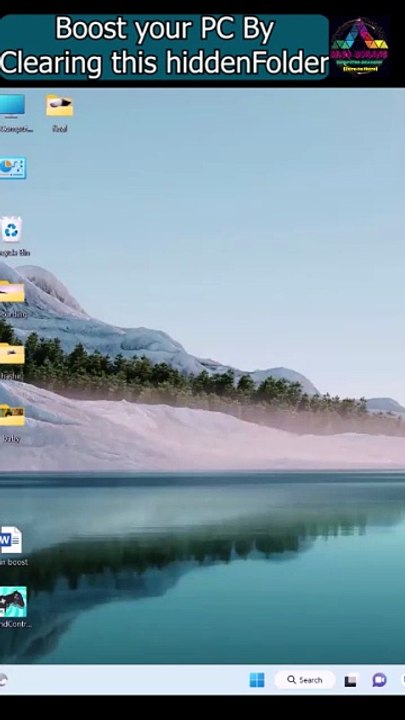 Boost your PC By Clearing this hidden folder