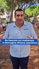 De Pascale sul maltempo  in Romagna: Riviera operativa