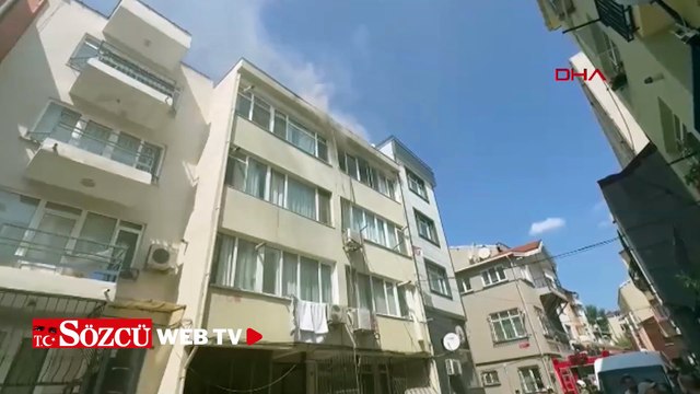Beşiktaş’ta 3 katlı binada yangın: 1 kişi dumandan etkilendi