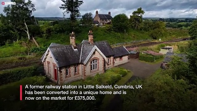 The Old Station at Little Salkeld: Former Settle to Carlisle railway station home for sale at £375k