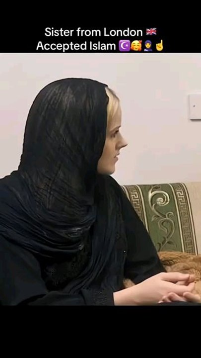 sister from London accept Islam alhamdulillah ♥️♥️