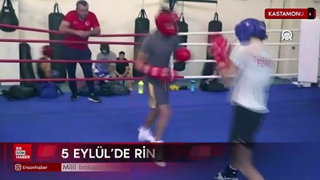 Milli boksör Samet Gümüş, dünya şampiyonluğu peşinde