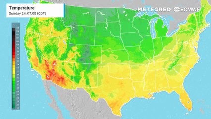 The last week of August starts off steamy in the West and fall-like in the East.