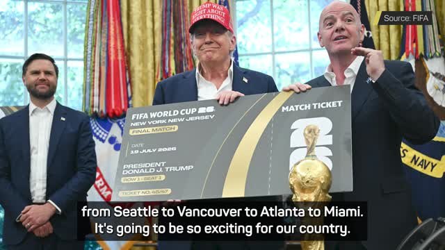 President Trump ready to welcome 'biggest sporting event' to North America