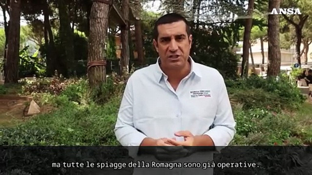 Maltempo sulla Riviera Romagnola, De Pascale: "Aperte tutte le spiagge"
