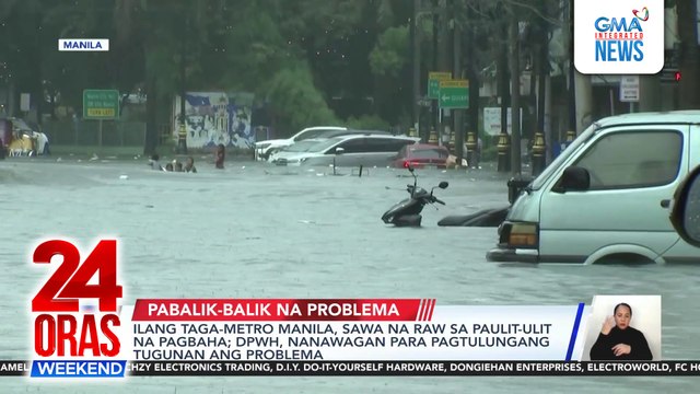 Ilang taga-Metro Manila, sawa na raw sa paulit-ulit na pagbaha | 24 Oras Weekend
