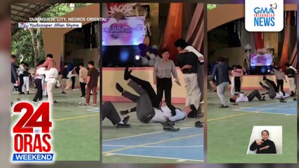 Students in 3-person paper dance bring good vibes | 24 Oras Weekend